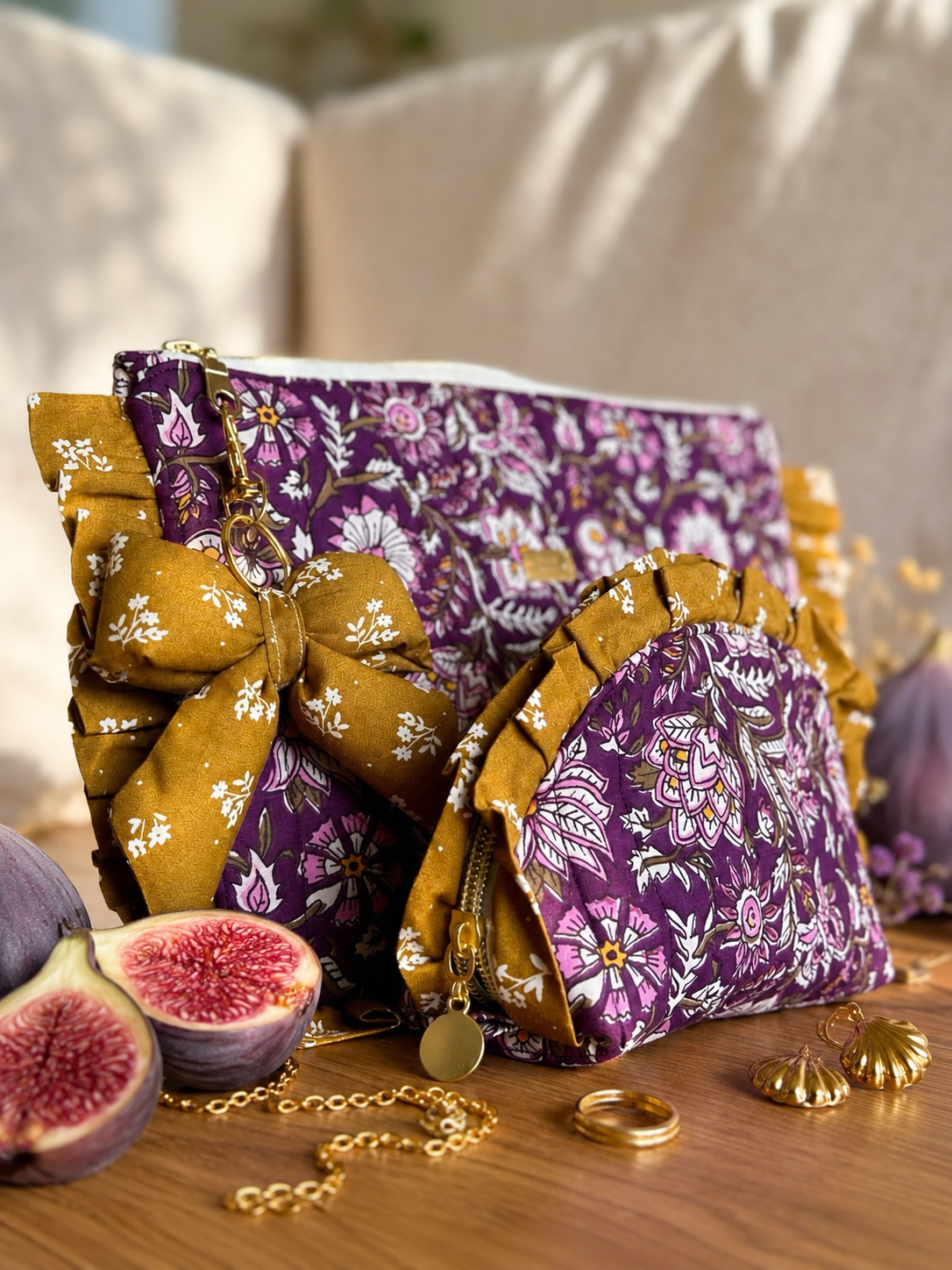 Trousse Demi-Lune violette
