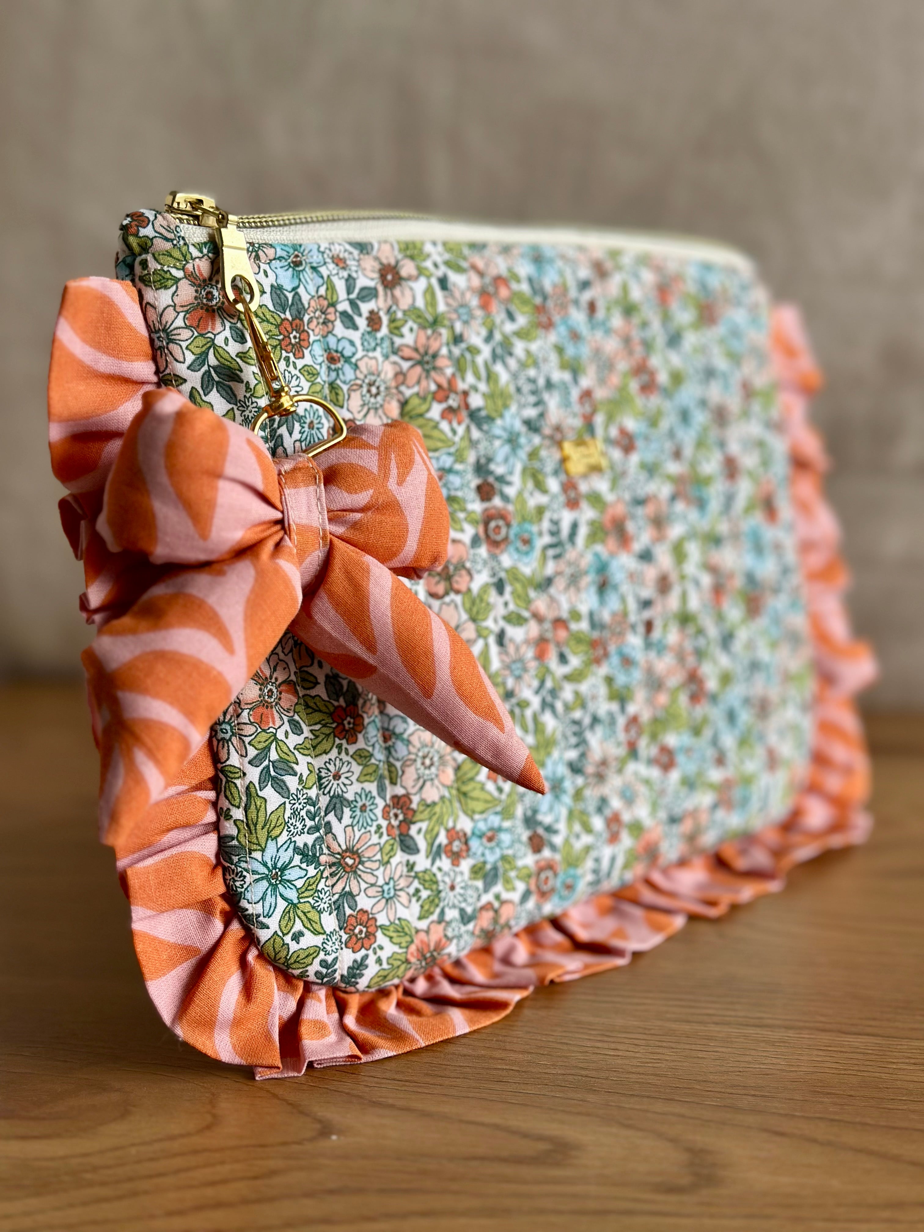 Pochette à volants Jardin Fleuri