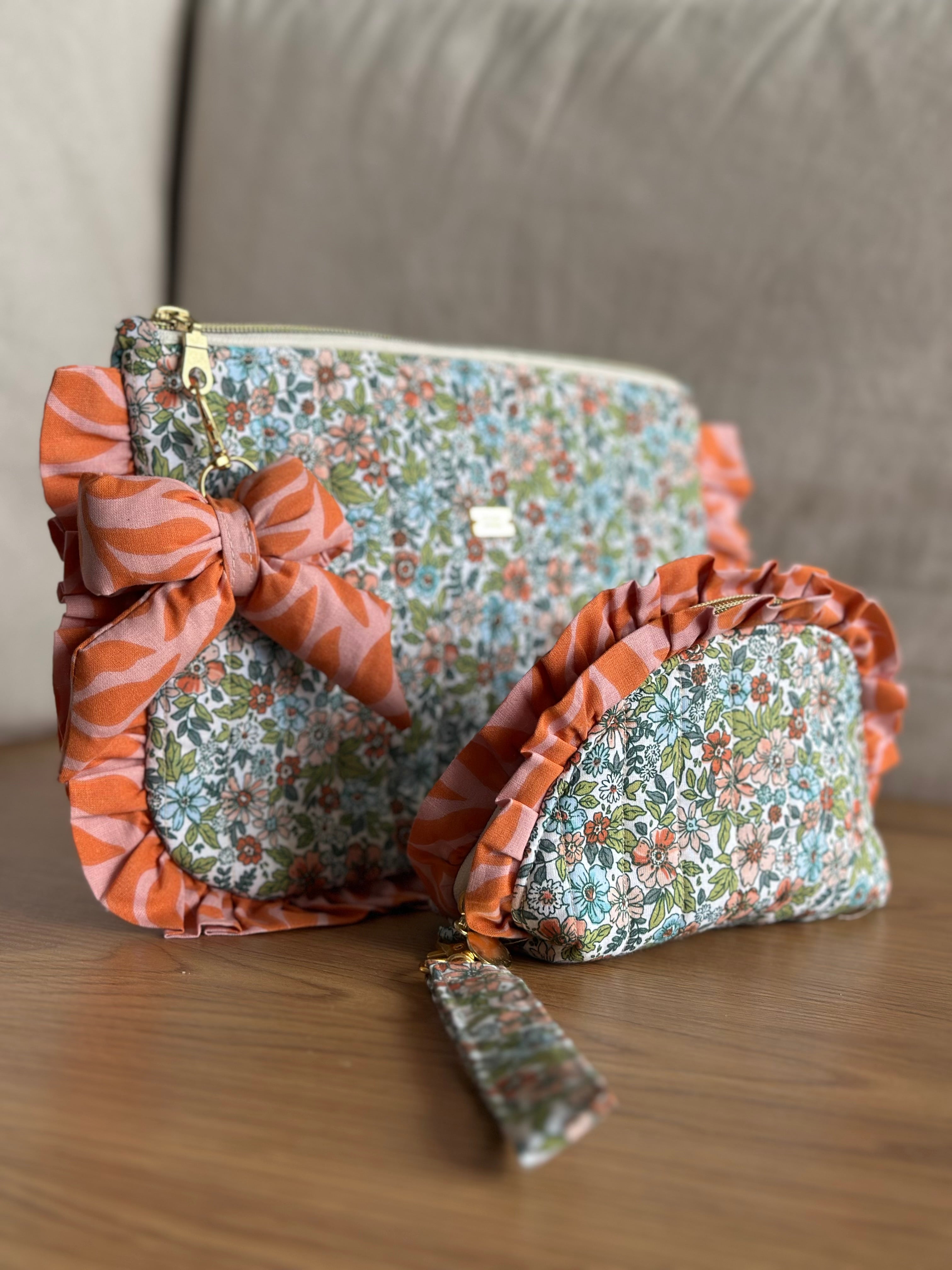 Pochette à volants Jardin Fleuri